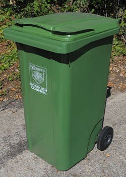 bin green dacorum recycling lidded council waste wheeled garden street standard gov