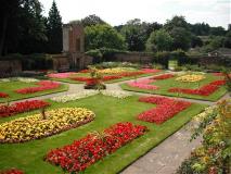 The Walled Gardens in Gadebridge Park in full bloom