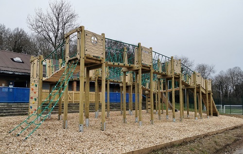 Adventure playground play area